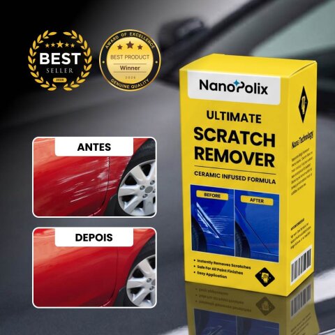 Real NanoPolix automotive scratch remover product package